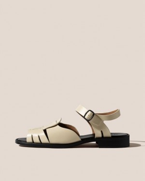 Hereu Ancora Fisherman Women's Sandals Beige | NZ-68LRFDBPE