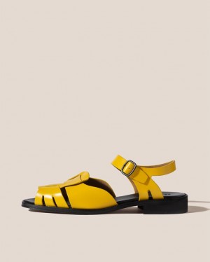 Hereu Ancora Fisherman Women's Sandals Yellow | NZ-13XRJQZCY