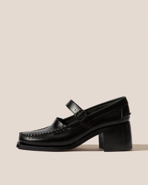 Hereu Blanquer Heeled Mary Jane Women's Loafers Black | NZ-83FUSMPLT