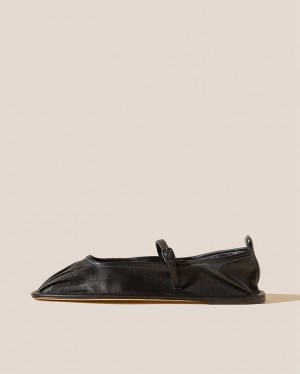 Hereu Dansa Pleated-toe Mary Jane Women's Flats Black | NZ-51RTDXYFN