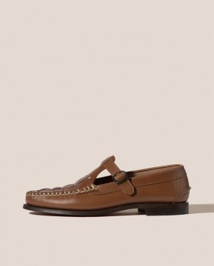 Hereu Ferriol T-bar Men's Loafers Brown | NZ-29LUCXSWB