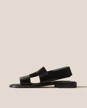 Hereu Llaut Square Slingback Men's Sandals Black | NZ-90SUYMDOE