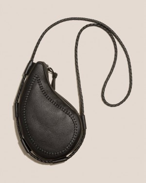 Hereu Marsal Drop Shaped Men's Crossbody Bag Black | NZ-26TJPZBKX