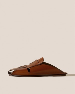 Hereu Muntana Flat Fisherman Men's Mules Brown | NZ-56SYMPVWR