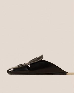 Hereu Muntana Flat Fisherman Men's Mules Black | NZ-94RHVUXWQ