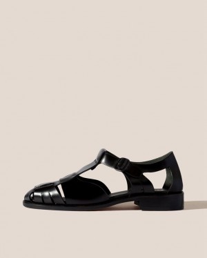 Hereu Pesca Fisherman Women's Sandals Black | NZ-65IQSUETZ