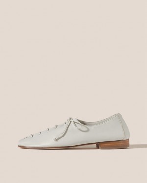 Hereu Plegada Deconstructed Women's Lace Up Shoes Cream | NZ-31RHQASWX