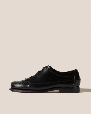 Hereu Priego Lace Up Men's Loafers Black | NZ-34FGEIBCL