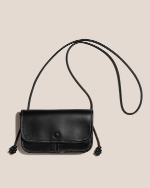 Hereu Terra Mini Square-flat Women's Crossbody Bag Black | NZ-21UOKHQRD