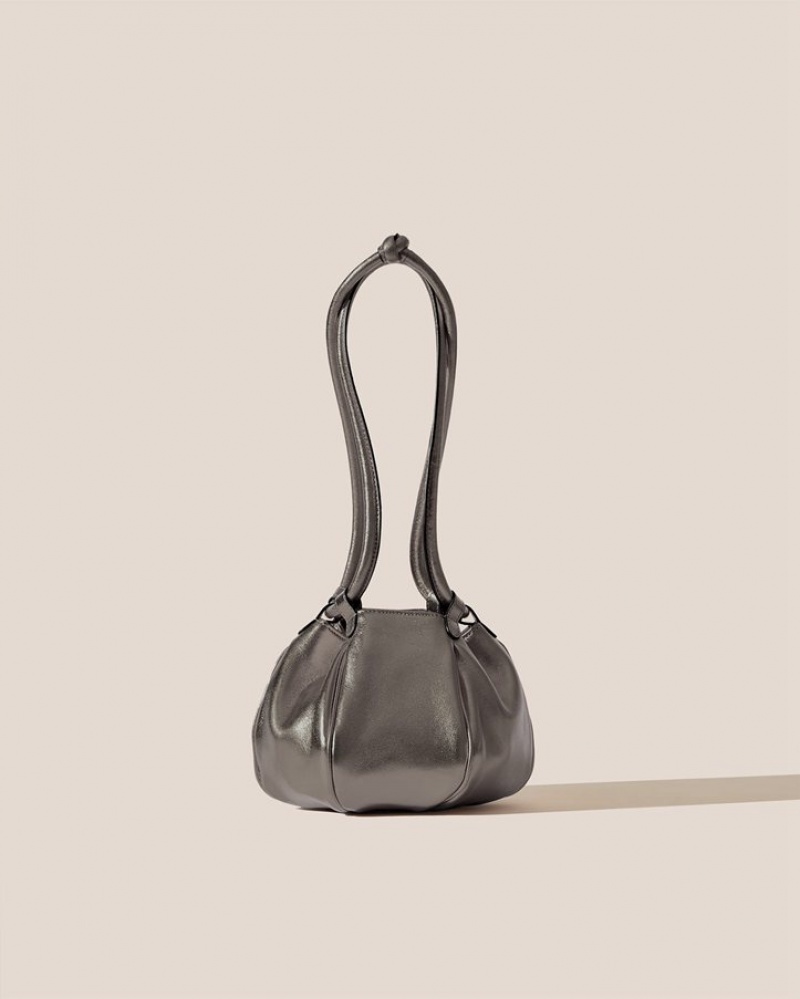 Hereu Globul Mini Metallic Balloon-shaped Women's Crossbody Bag Silver | NZ-53VEPOLBT