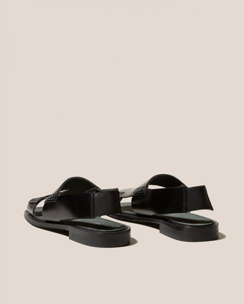 Hereu Llaut Square Slingback Men's Sandals Black | NZ-90SUYMDOE