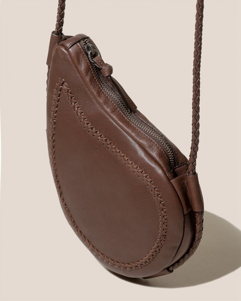 Hereu Marsal Drop Shaped Men's Crossbody Bag Dark Brown | NZ-47NIRYXJH