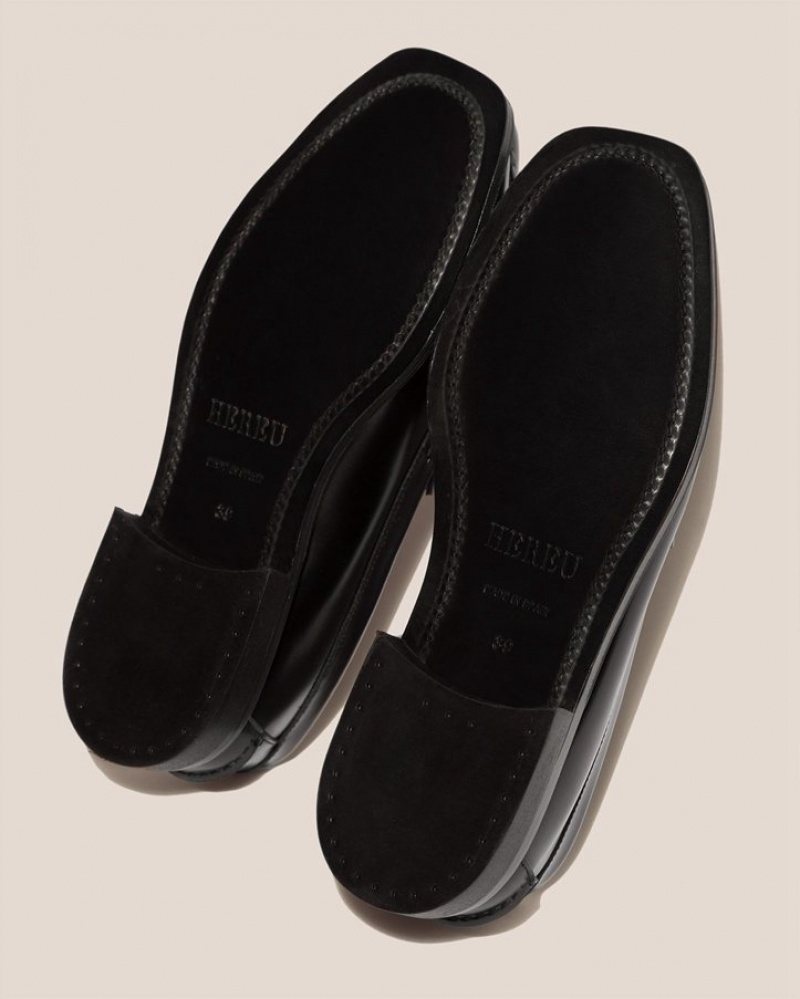 Hereu Nombela Interwoven Detail Slip-on Men's Loafers Black | NZ-76CPIGRKY