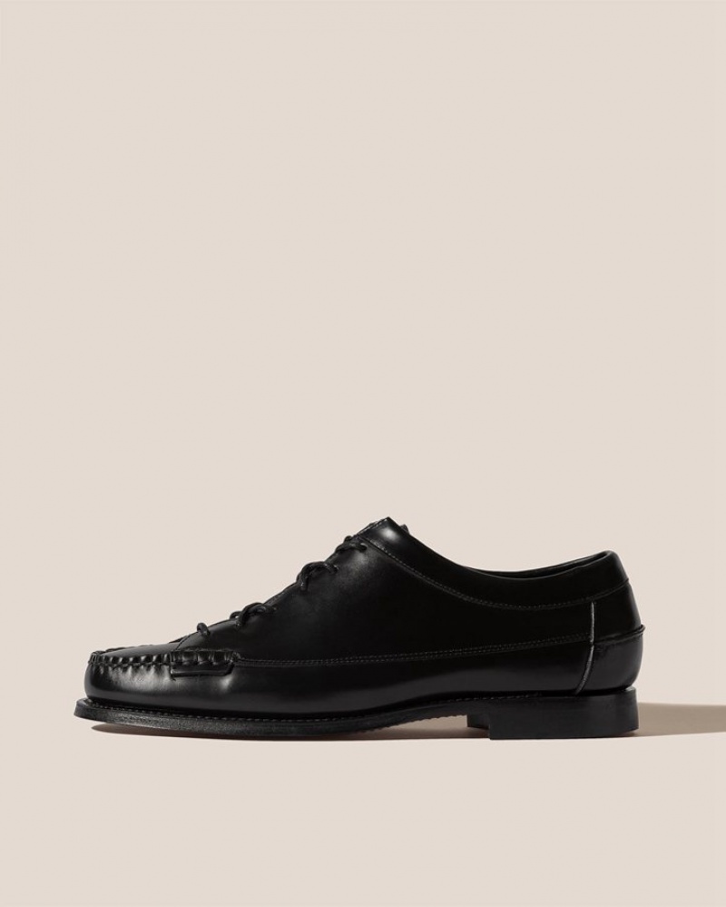 Hereu Priego Lace Up Men\'s Loafers Black | NZ-34FGEIBCL