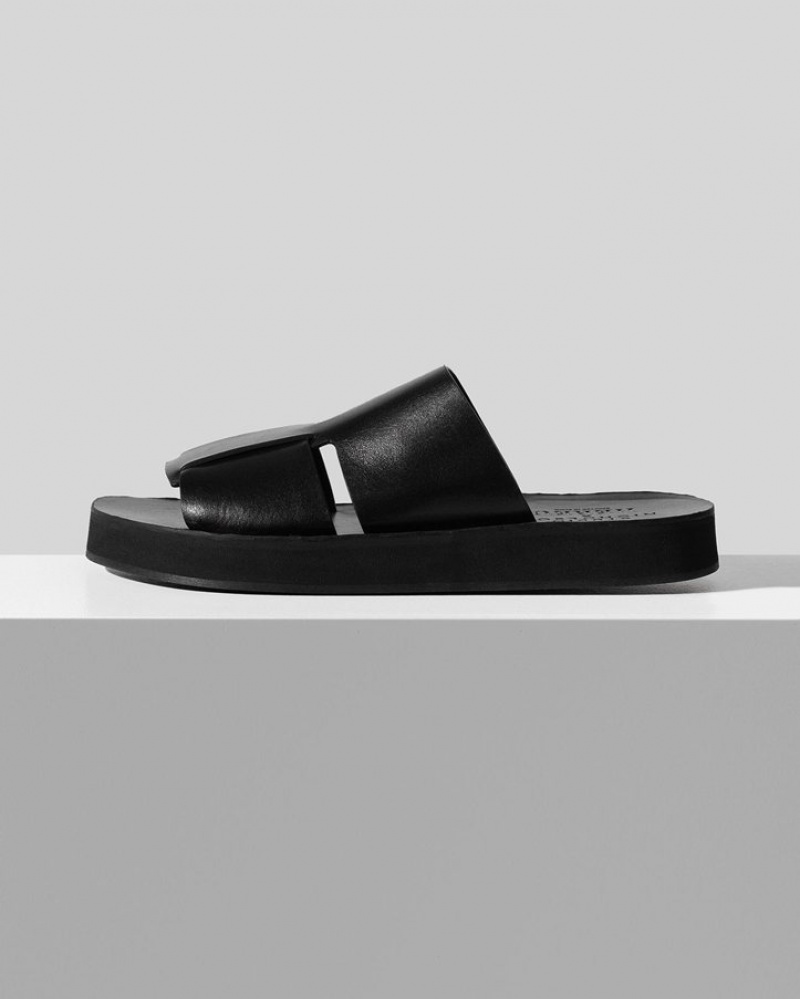 Hereu Studio Nicholson X Women's Slide Black | NZ-70VRDBKFM