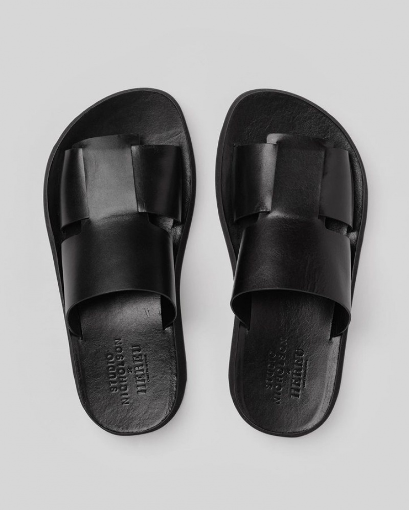 Hereu Studio Nicholson X Women's Slide Black | NZ-70VRDBKFM