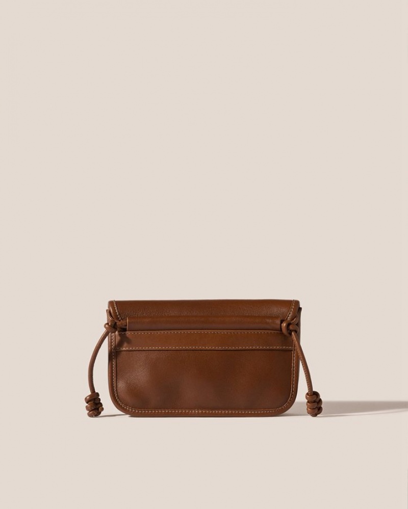 Hereu Terra Mini Square-flat Men's Crossbody Bag Dark Brown | NZ-43KITZUQR