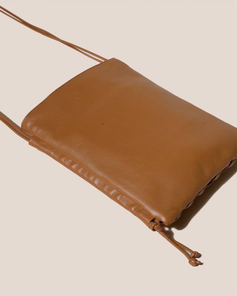 Hereu Trena Flat Square Men's Crossbody Bag Brown | NZ-72XCEQSKM