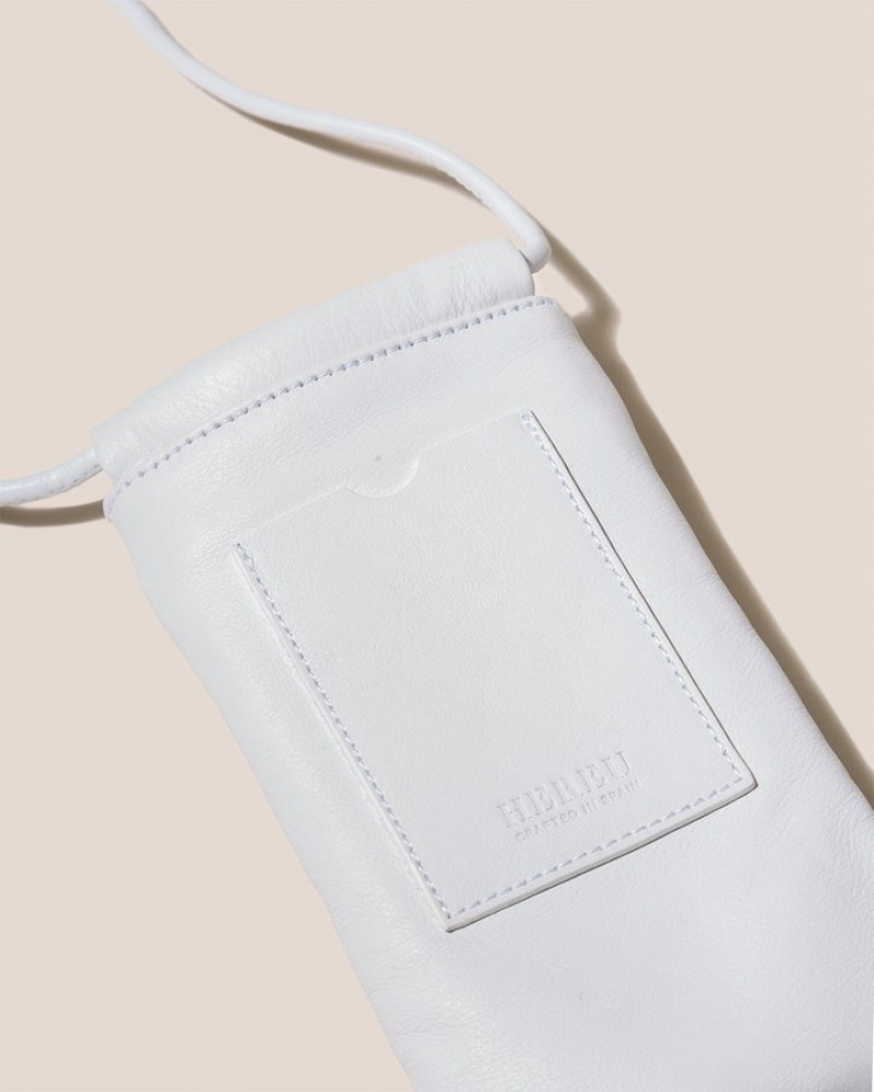 Hereu Trena Woven Men's Phone Bag White | NZ-80WIQLKYE